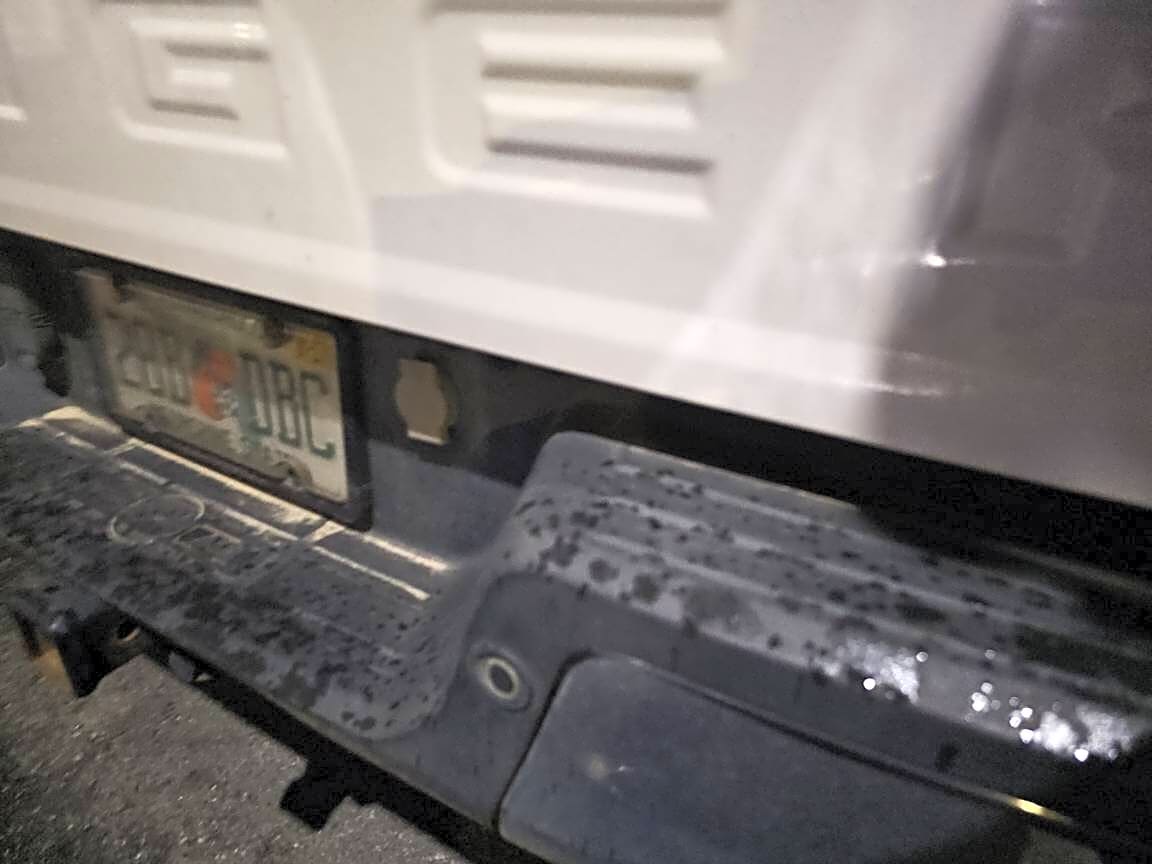 Image submitted with report