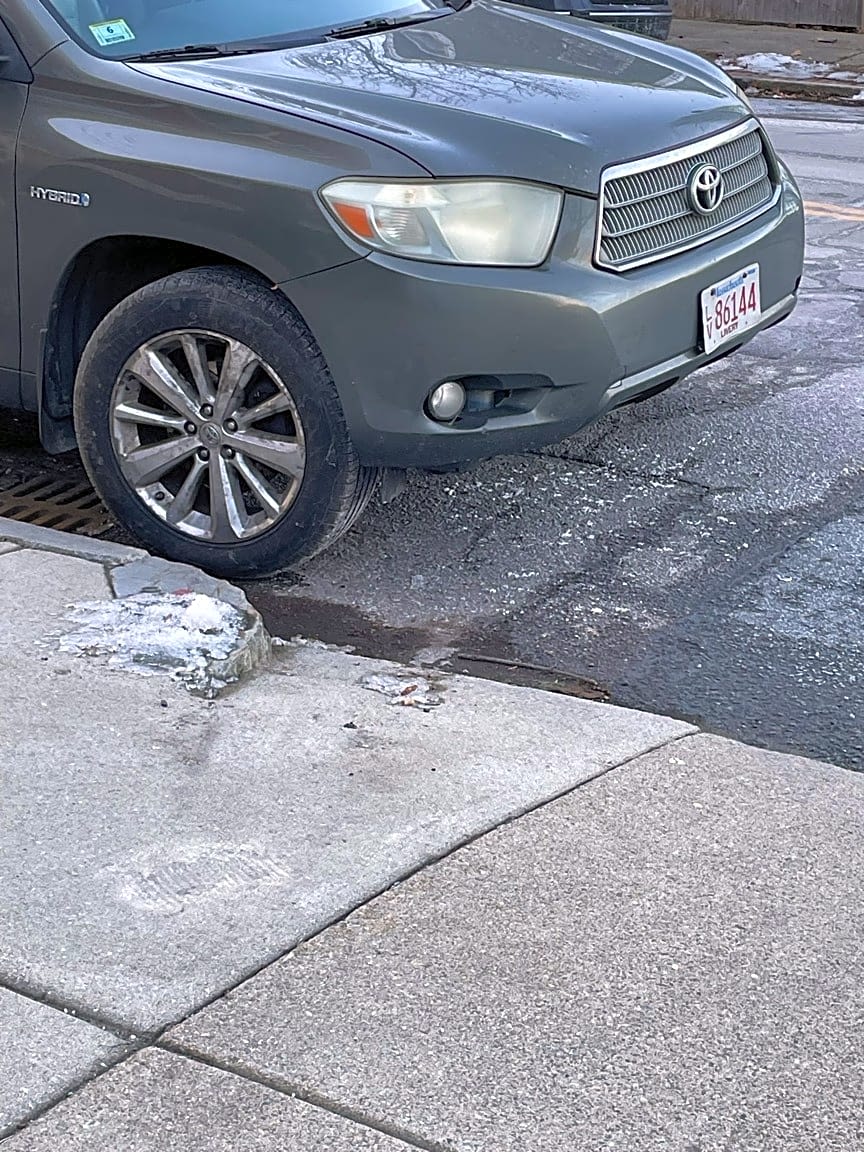 Image submitted with report