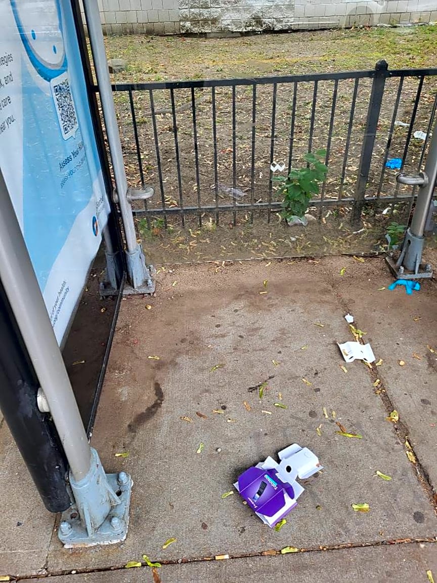 Image submitted with report