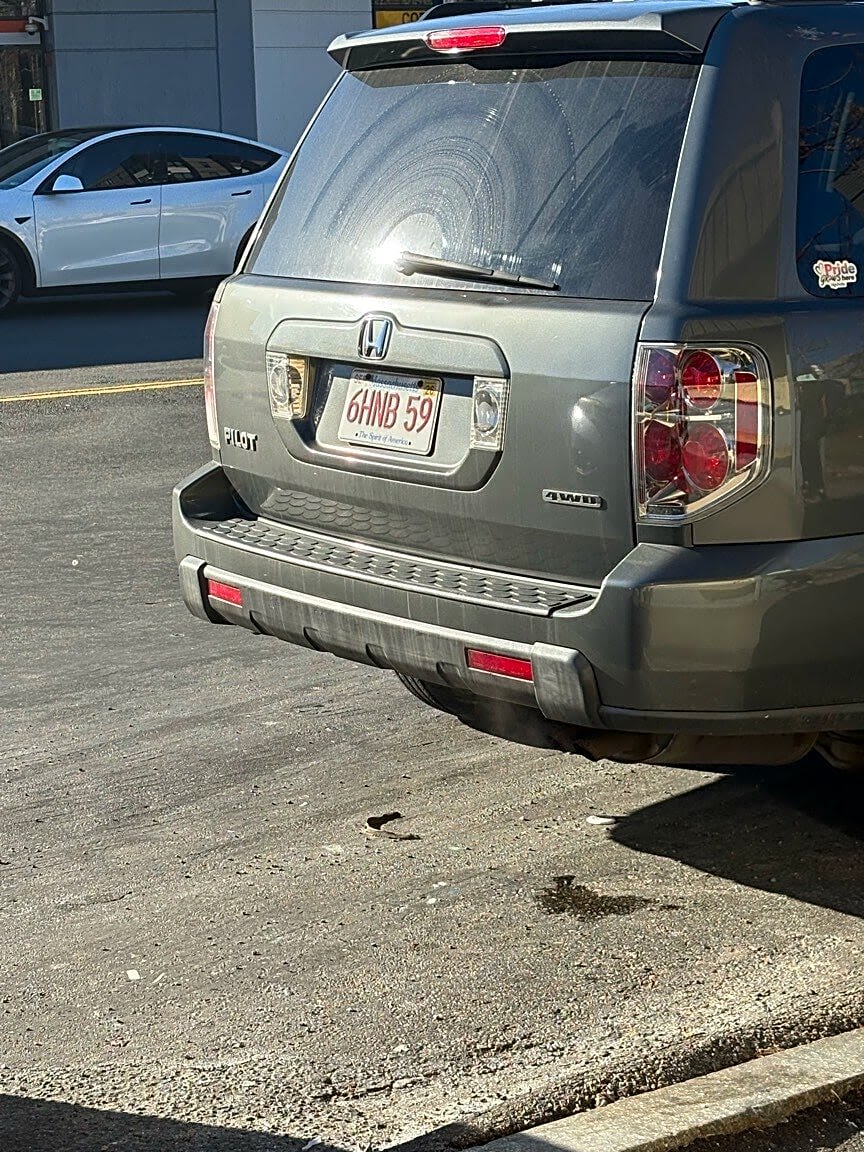 Image submitted with report