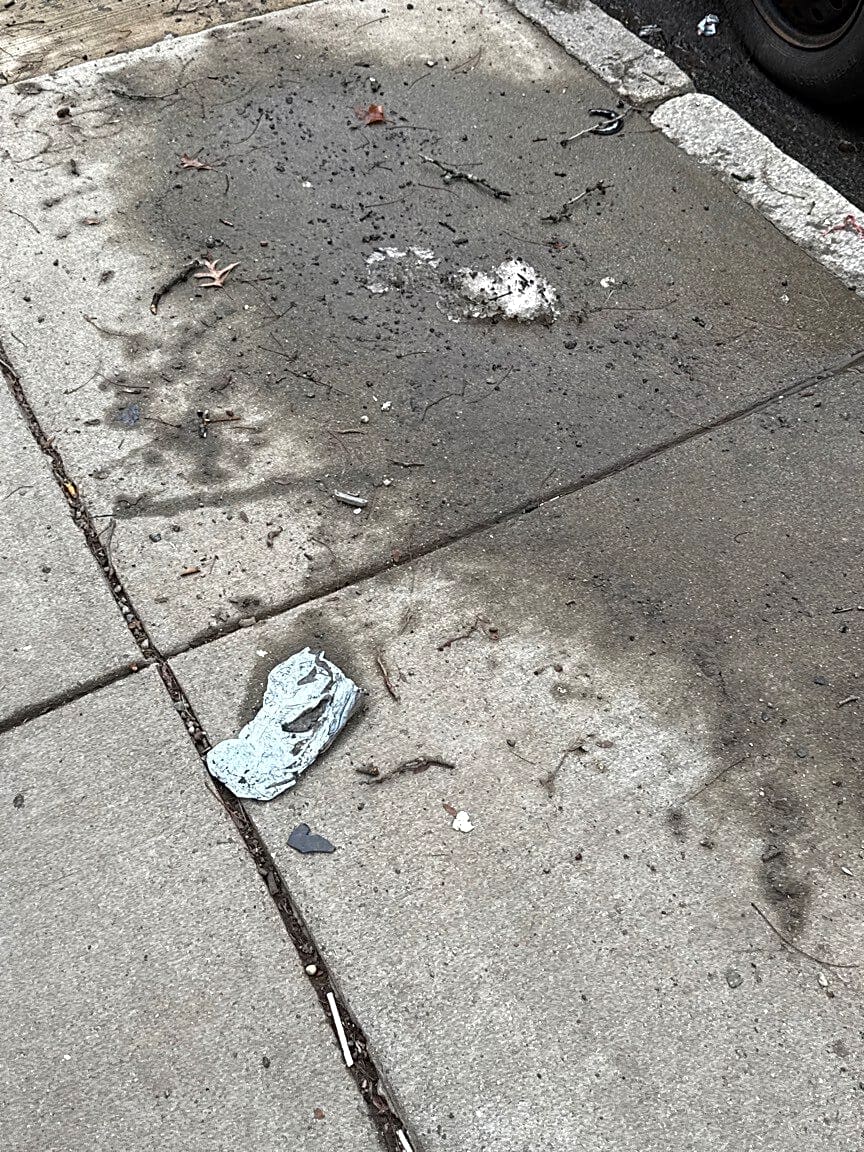 Image submitted with report