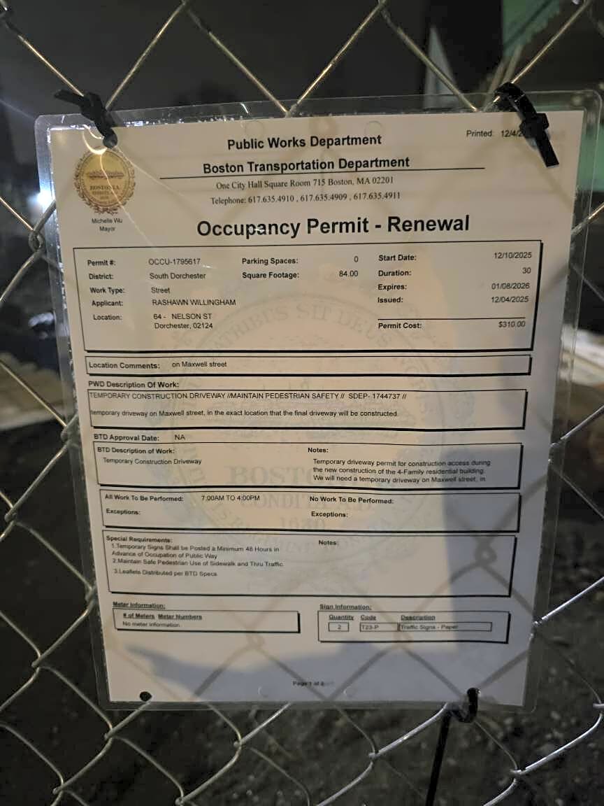 Image submitted with report