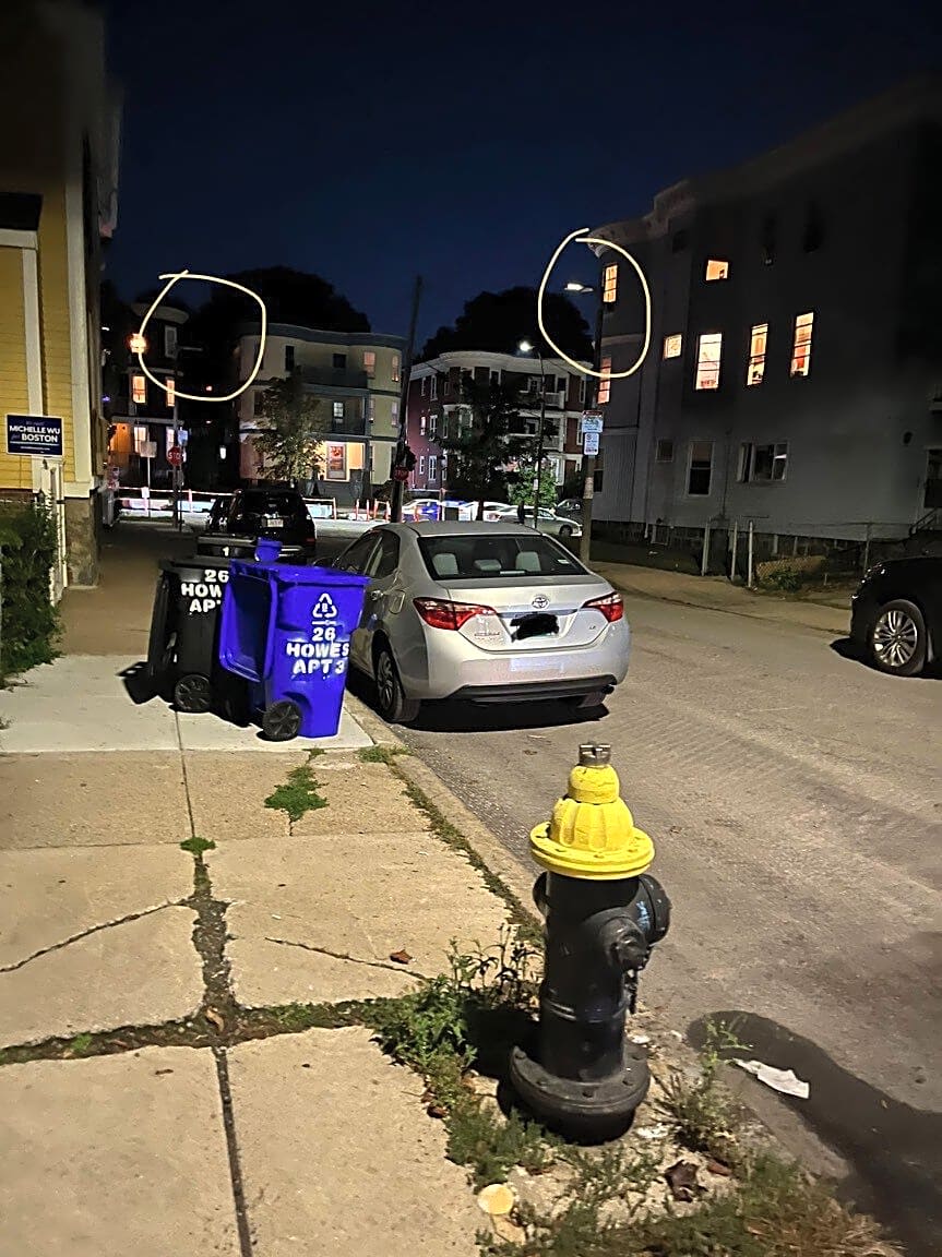 Image submitted with report