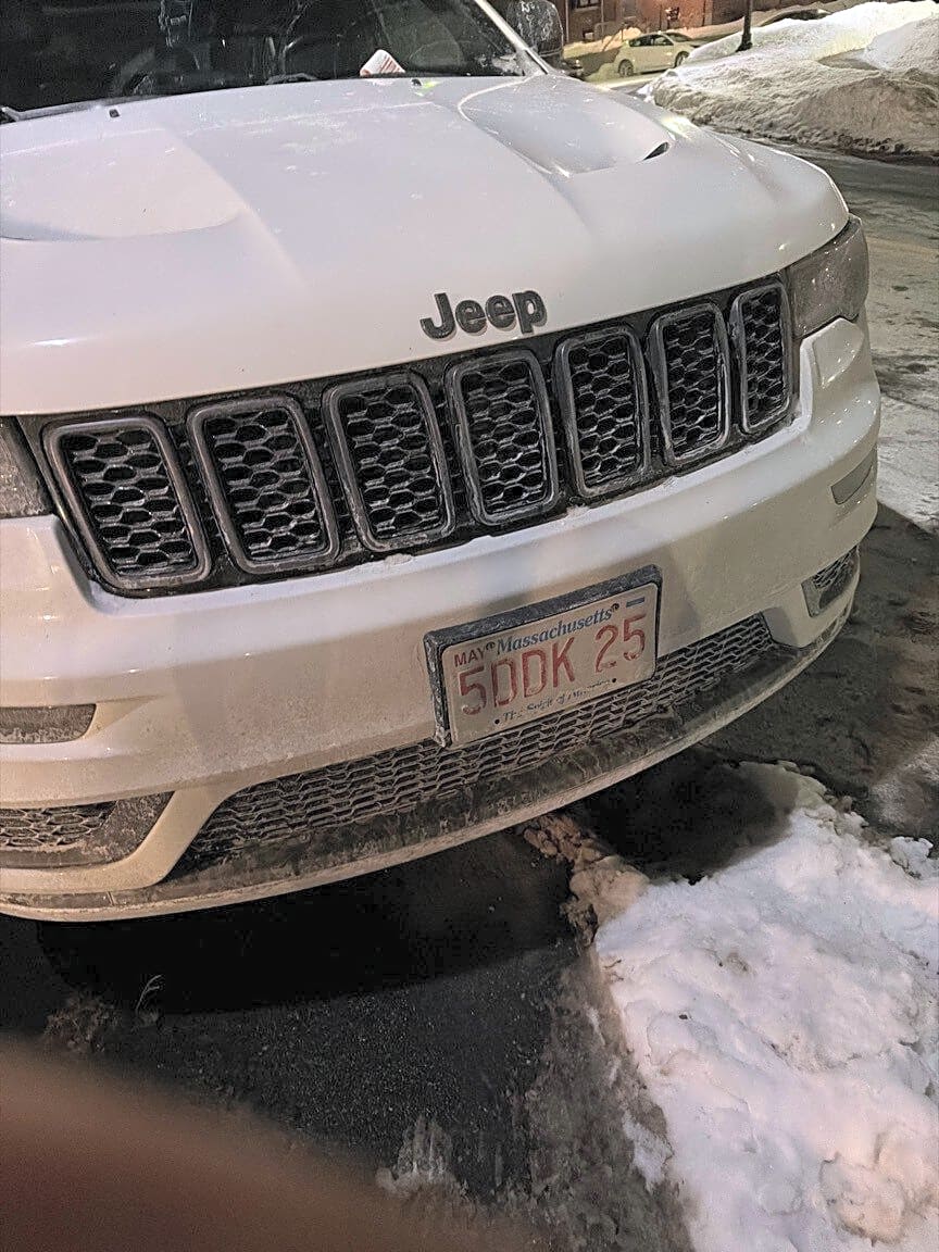 Image submitted with report