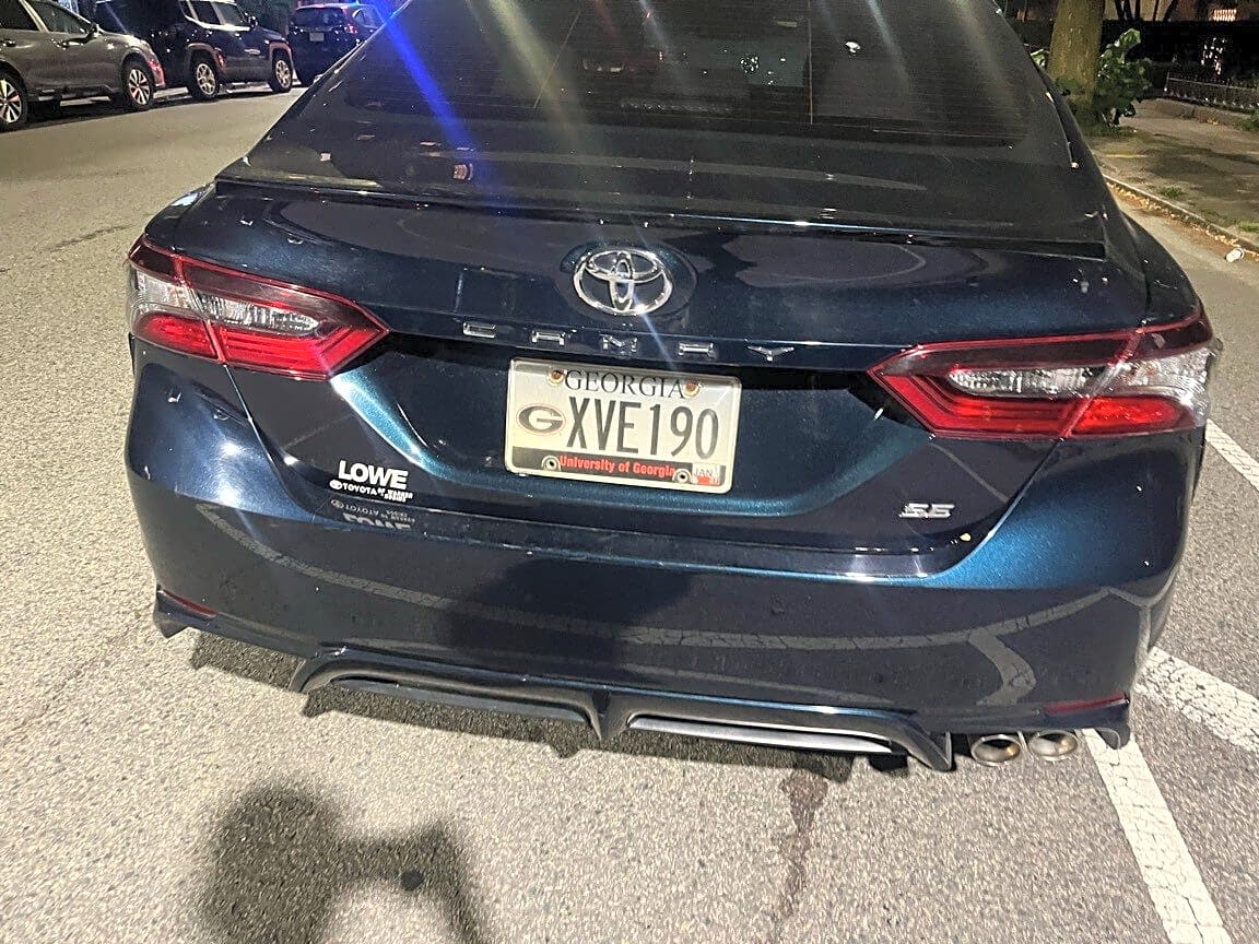 Image submitted with report