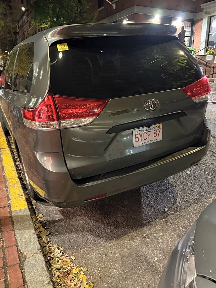 Image submitted with report