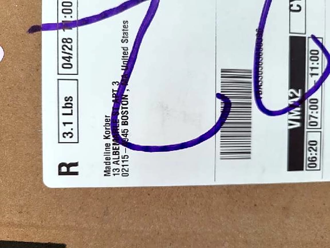 Image submitted with report