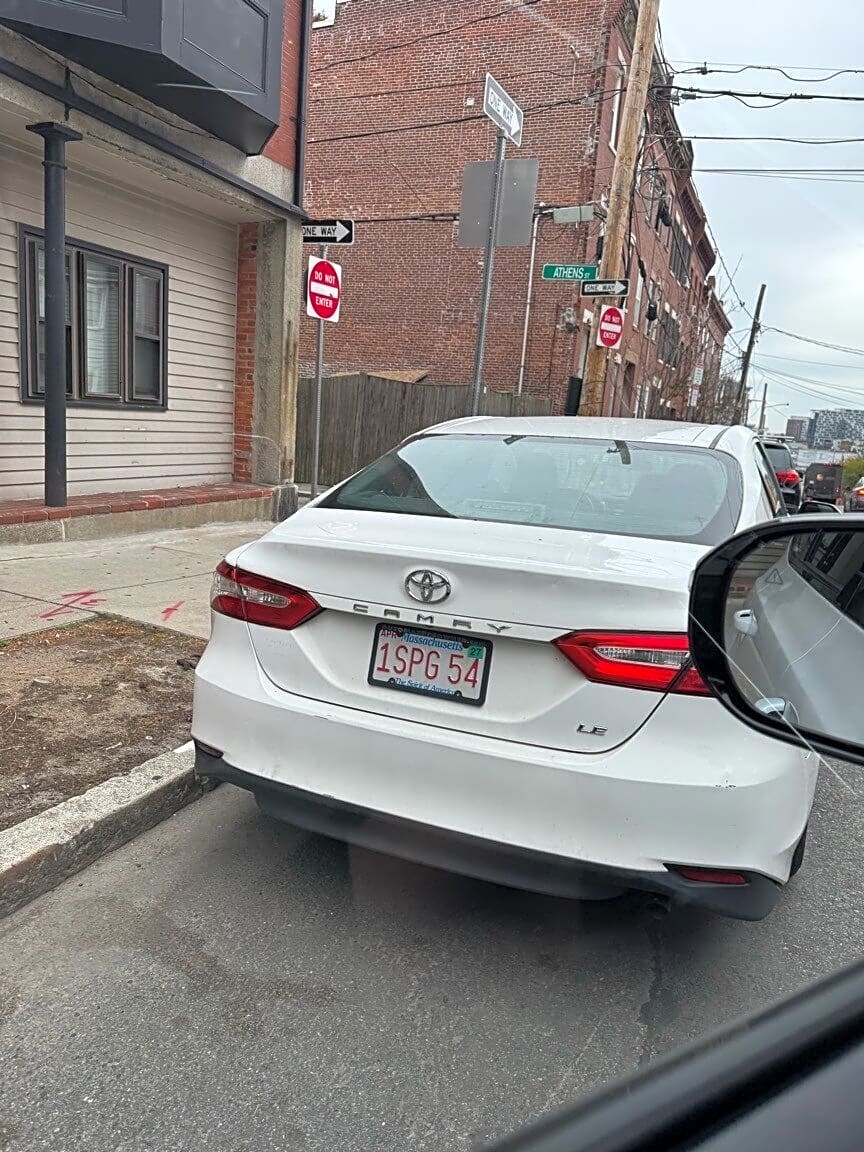 Image submitted with report