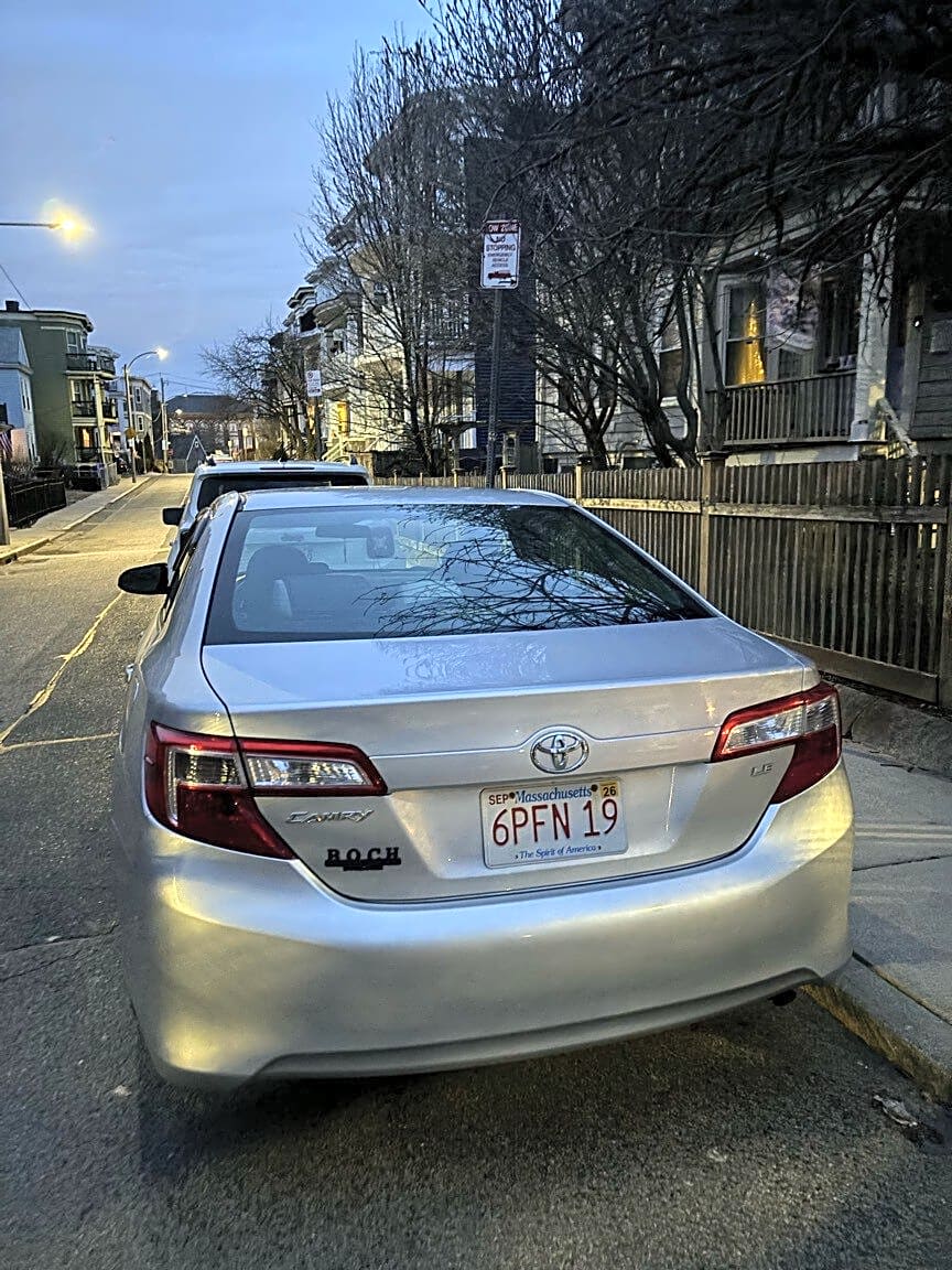 Image submitted with report