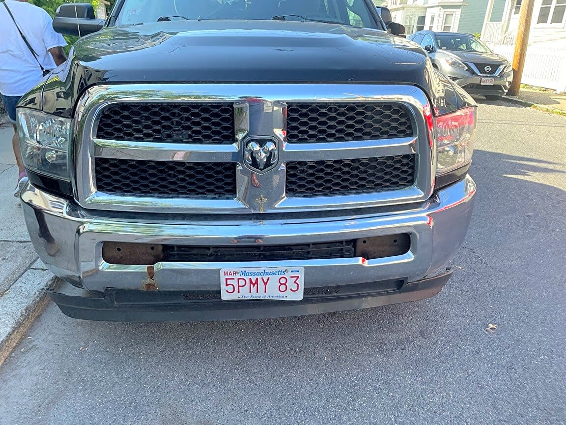 Image submitted with report