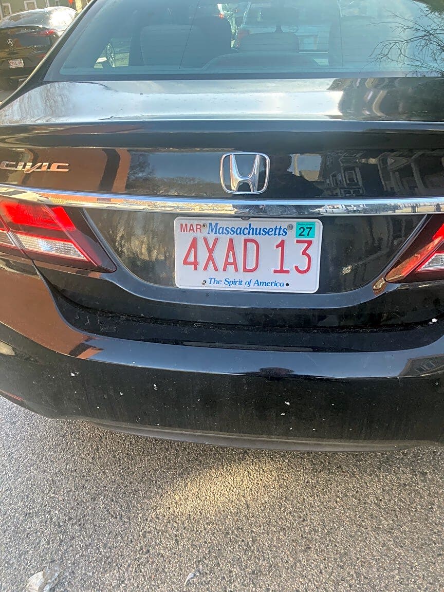 Image submitted with report