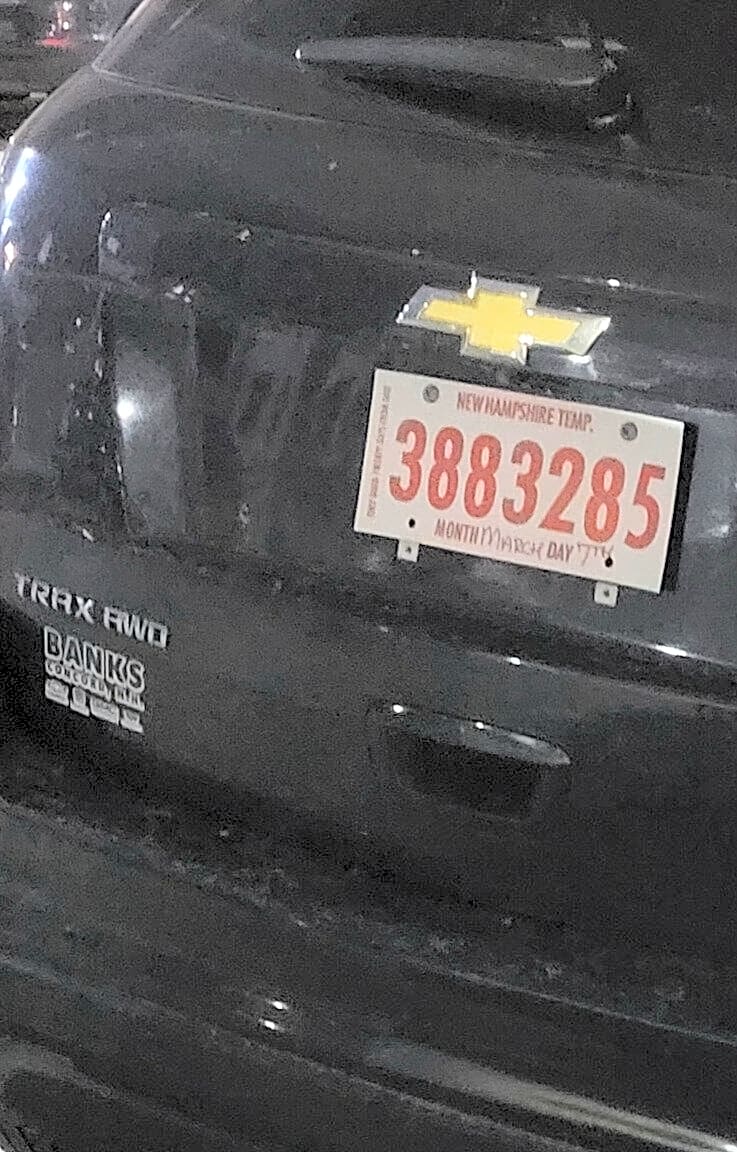 Image submitted with report