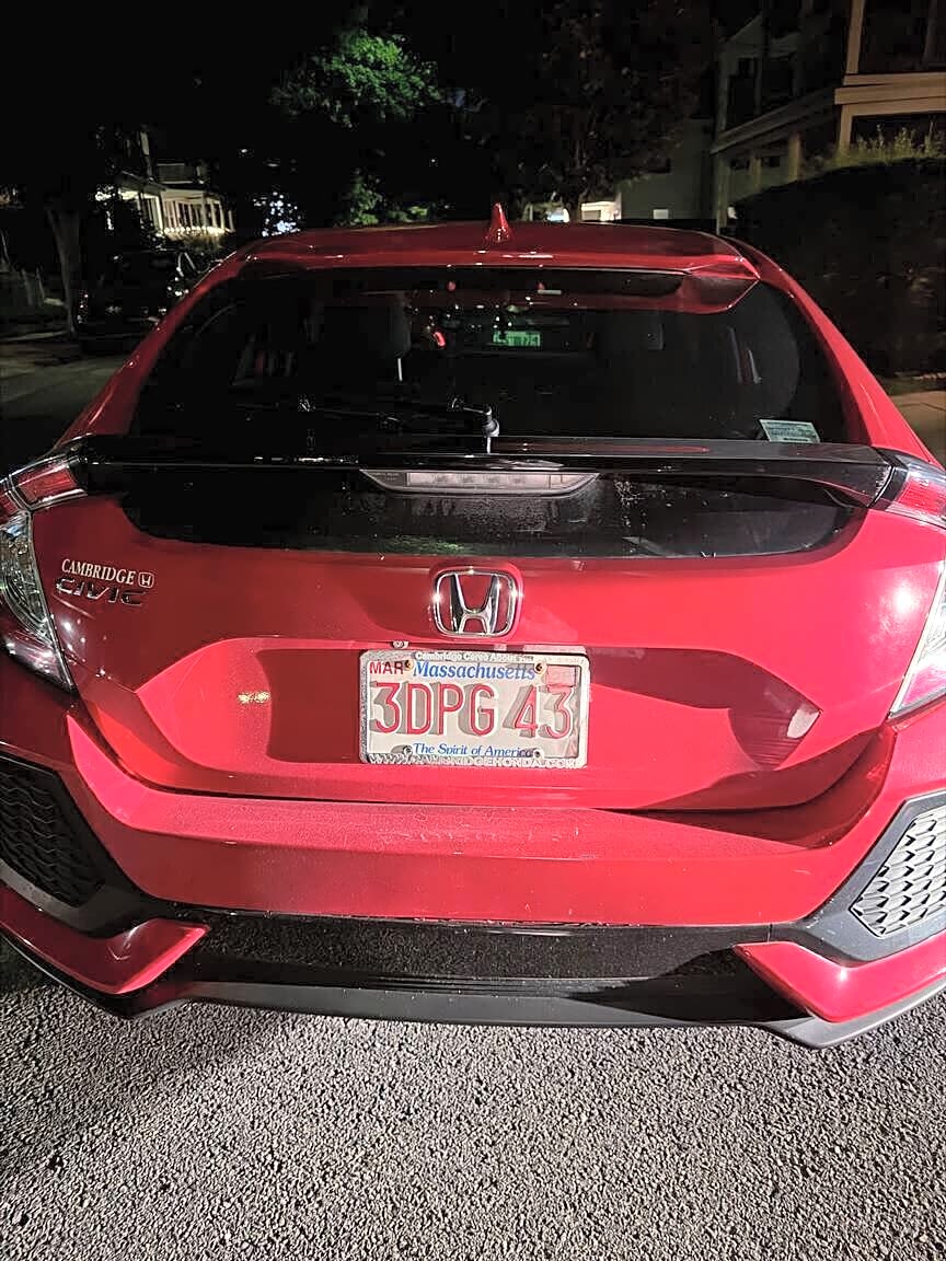 Image submitted with report