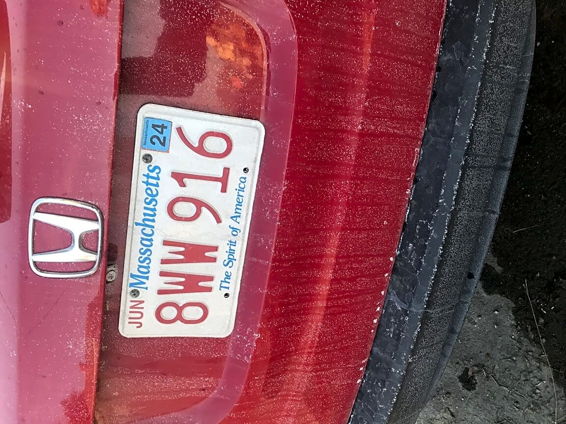 Image submitted with report