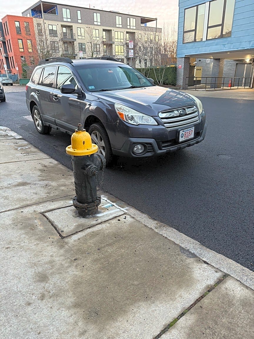 Image submitted with report