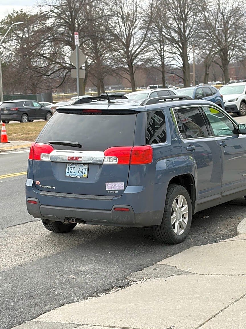 Image submitted with report