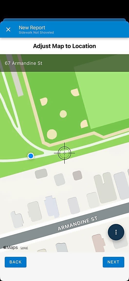 Image submitted with report