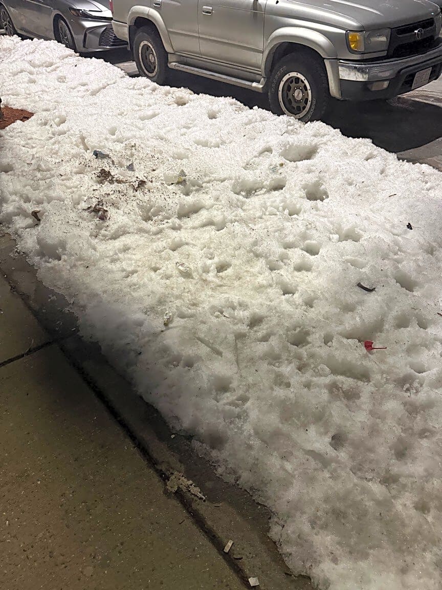 Image submitted with report