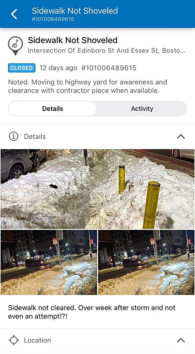 Image submitted with report