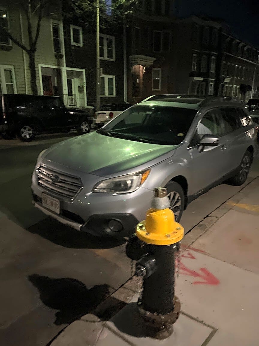 Image submitted with report