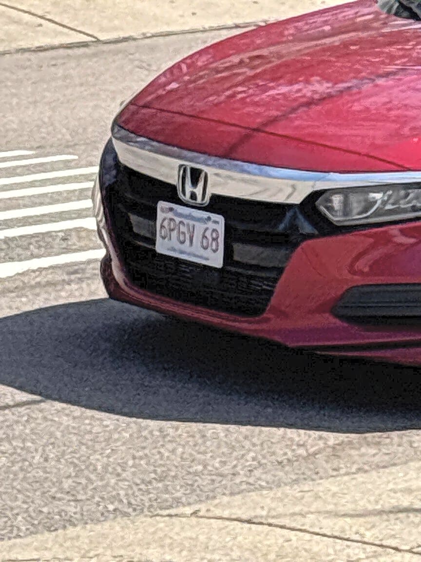 Image submitted with report