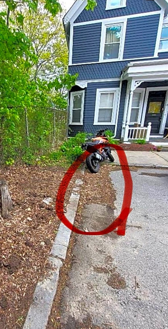 Image submitted with report