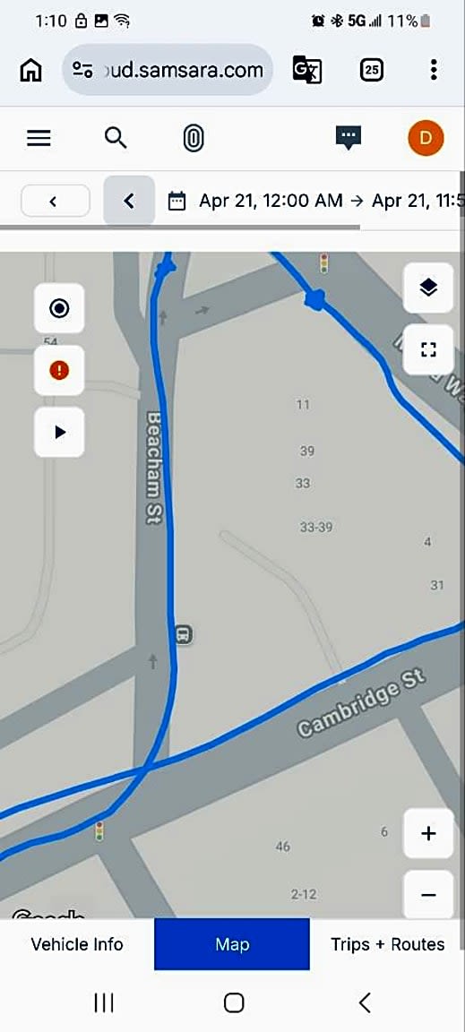 Image submitted with report