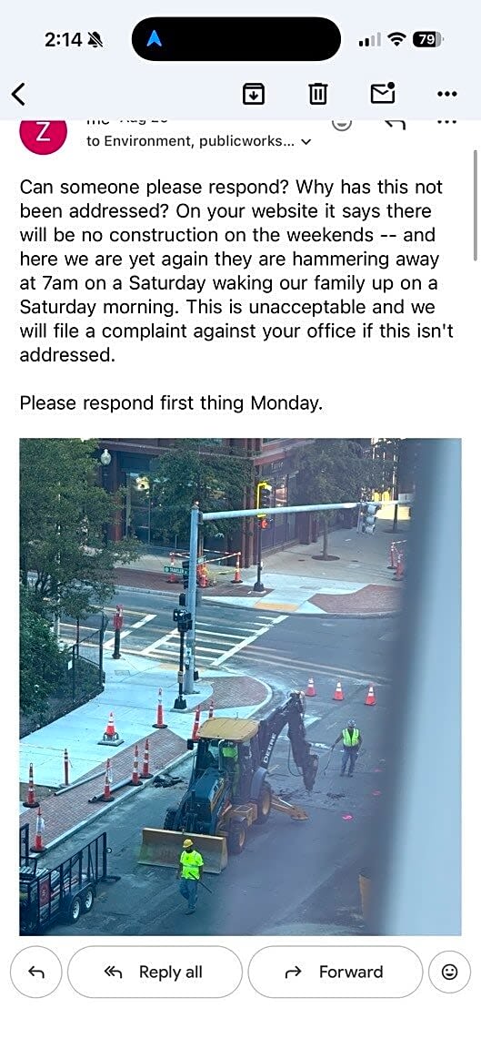 Image submitted with report
