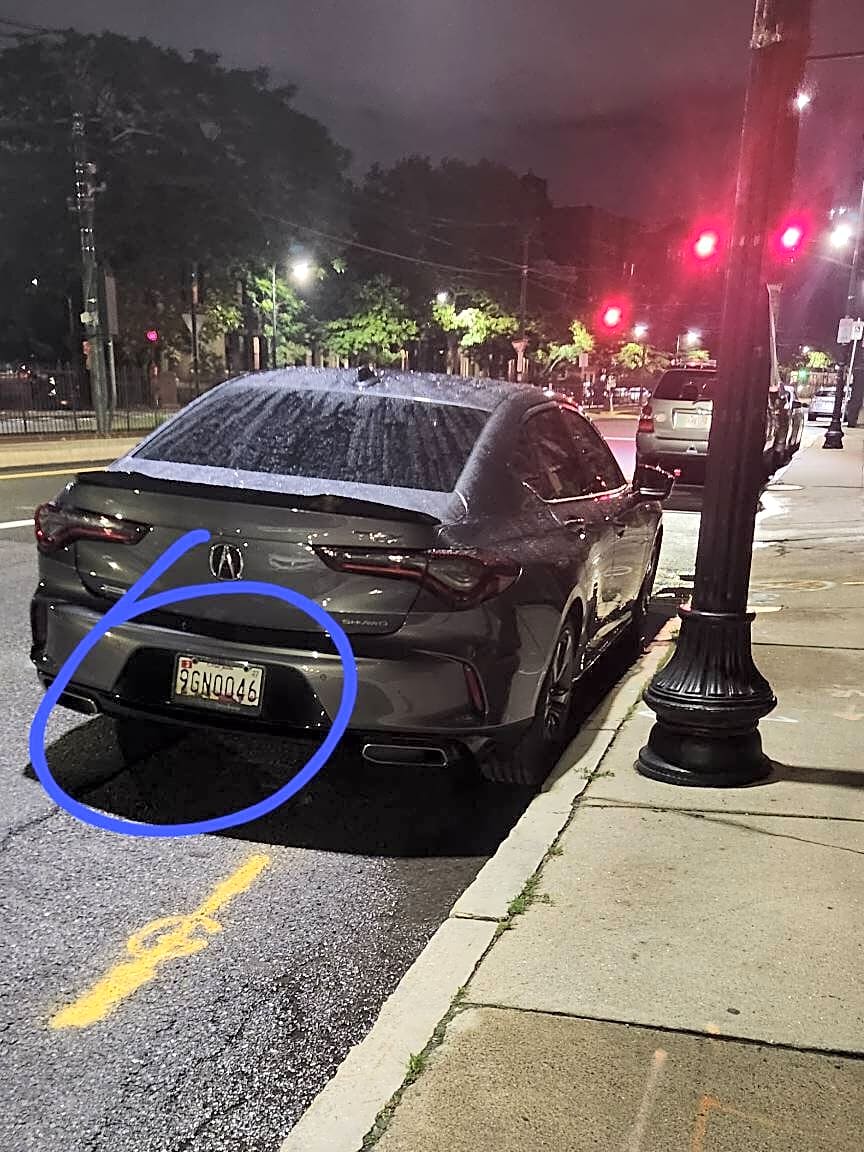 Image submitted with report