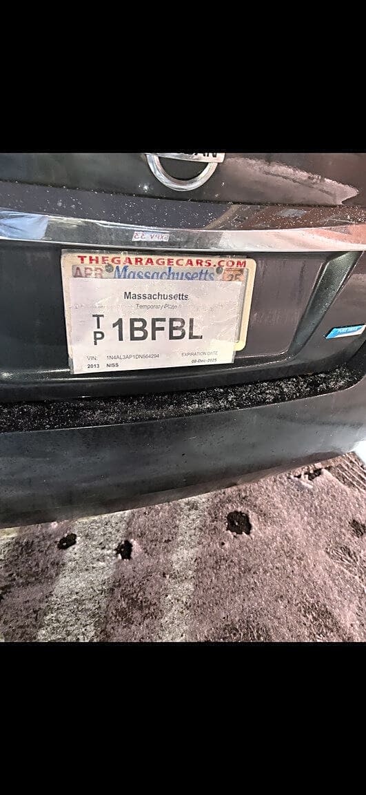 Image submitted with report