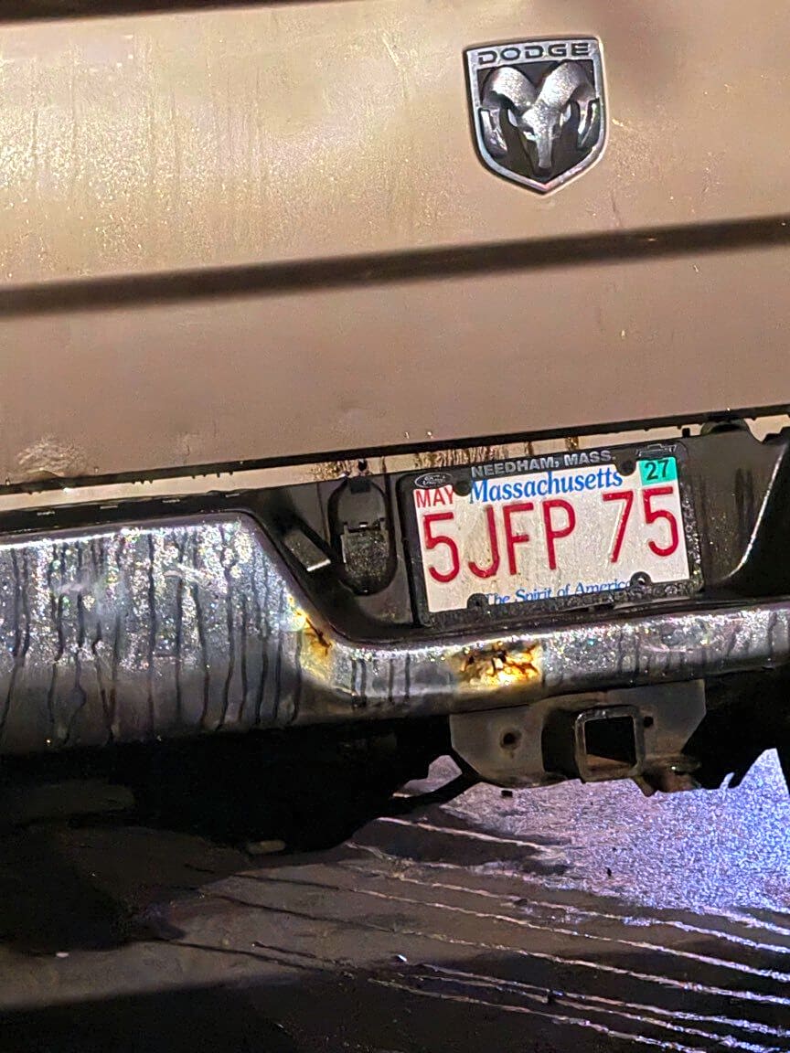 Image submitted with report