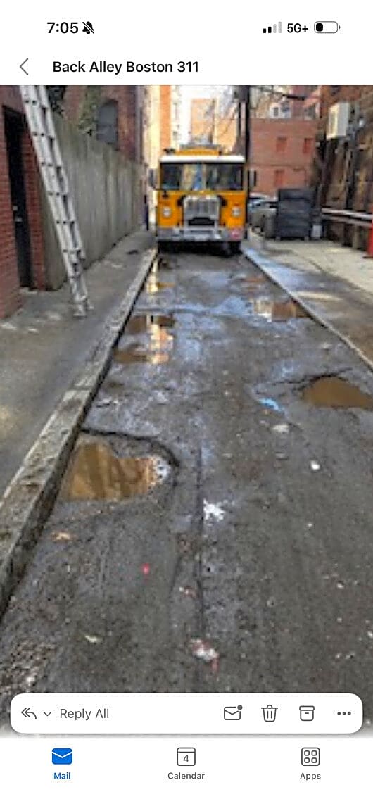 Image submitted with report