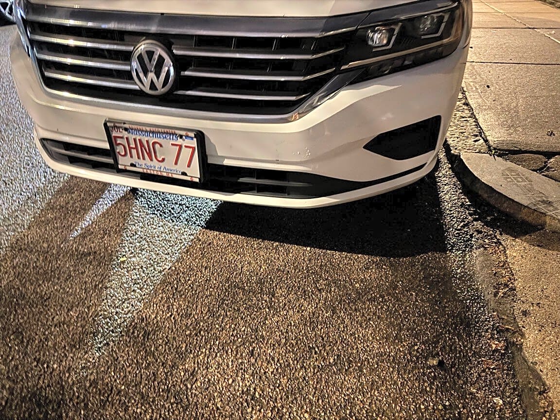 Image submitted with report