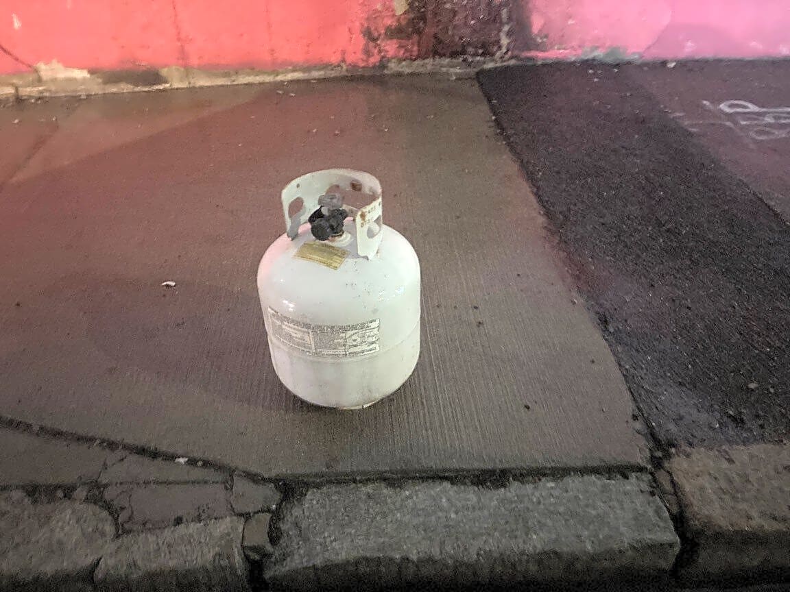 Image submitted with report