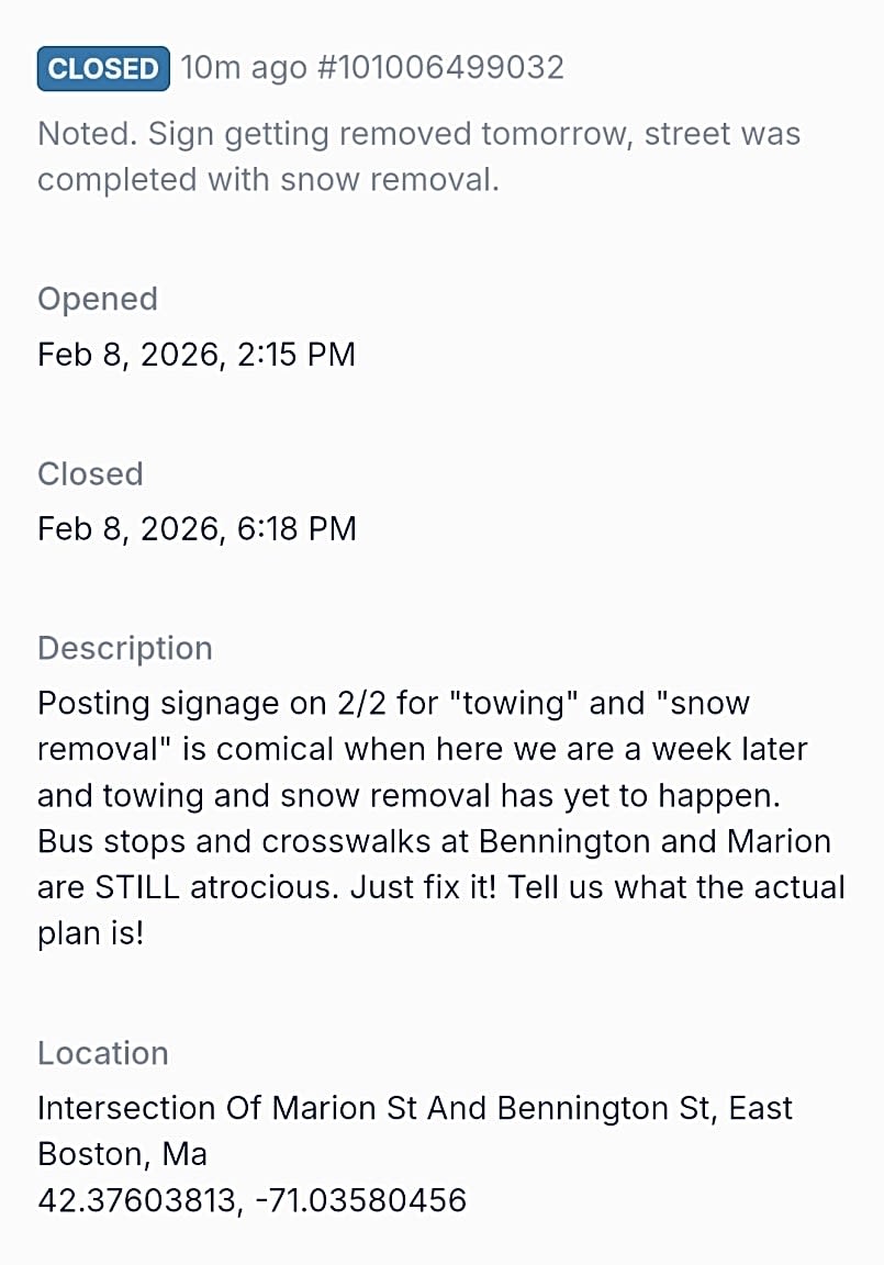 Image submitted with report