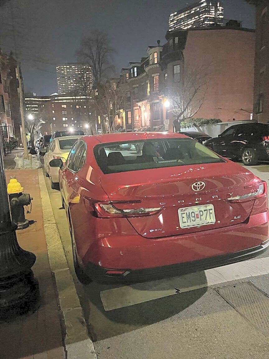 Image submitted with report