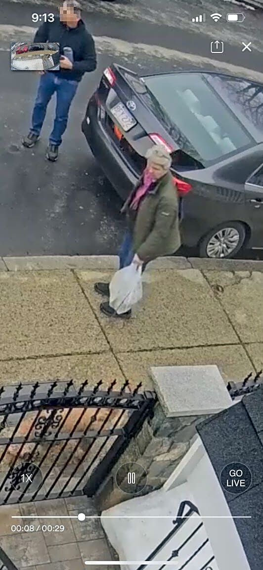 Image submitted with report