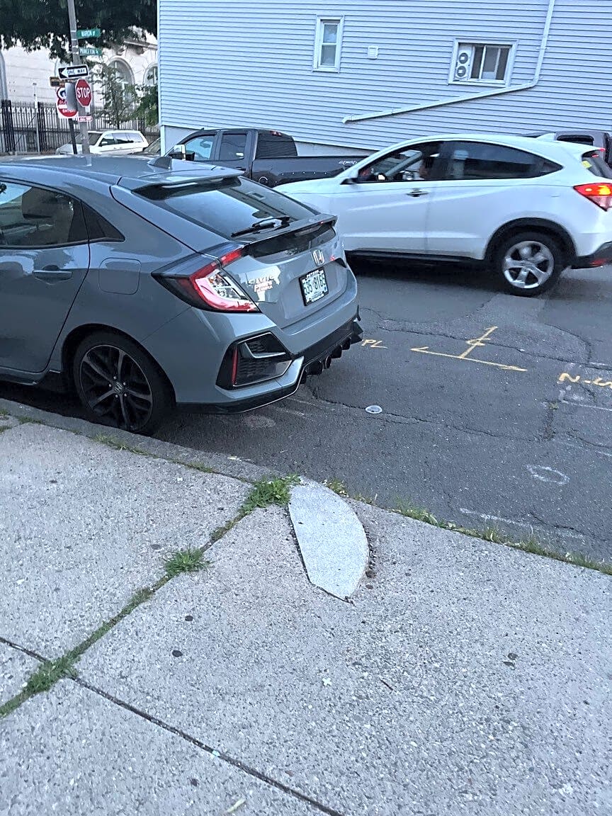 Image submitted with report