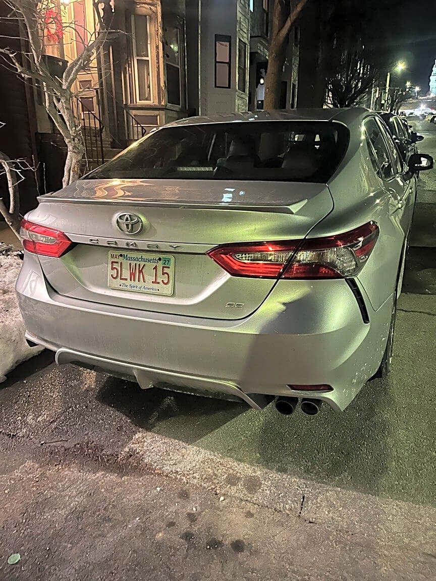 Image submitted with report