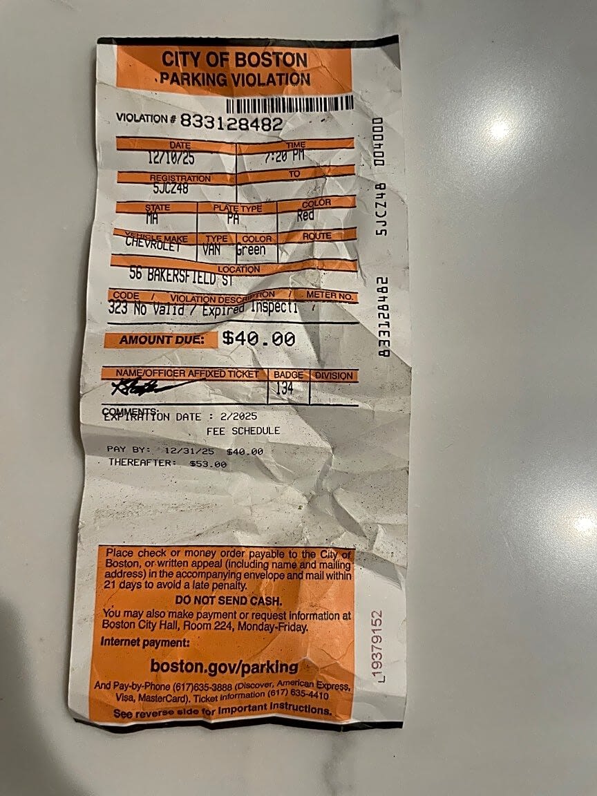 Image submitted with report