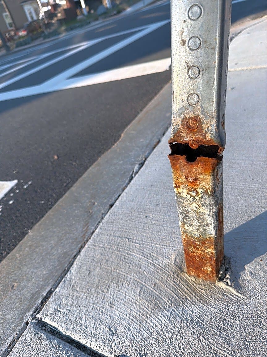 Image submitted with report