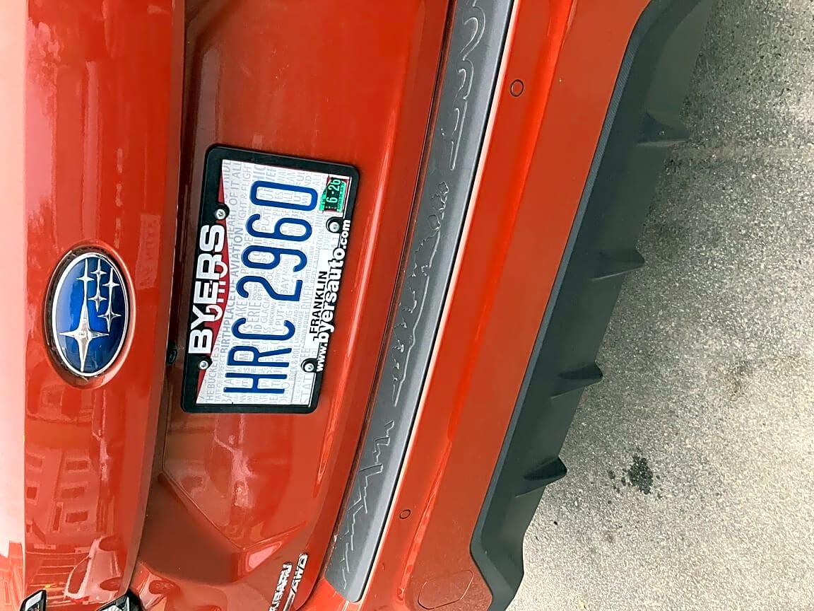 Image submitted with report