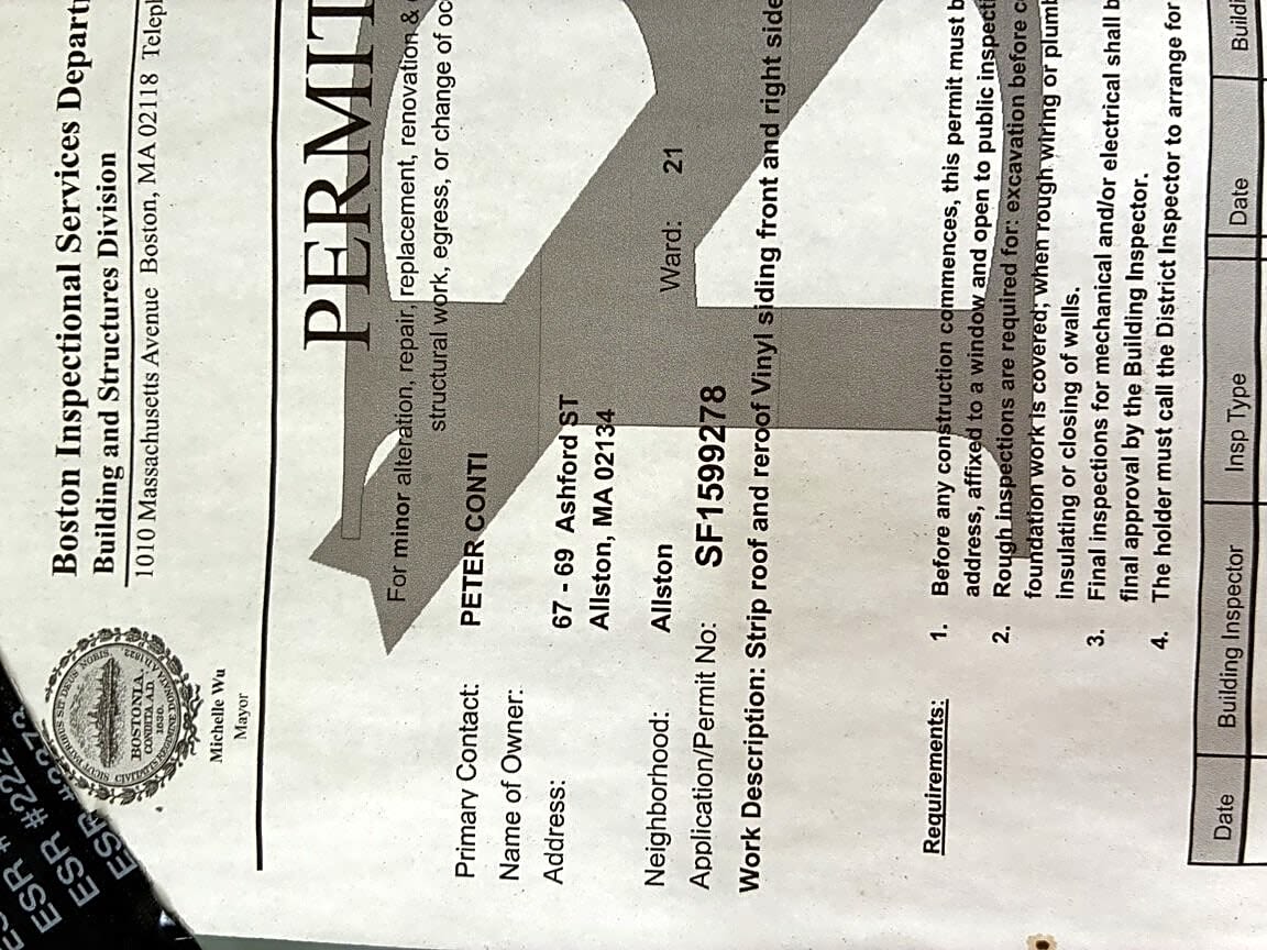 Image submitted with report
