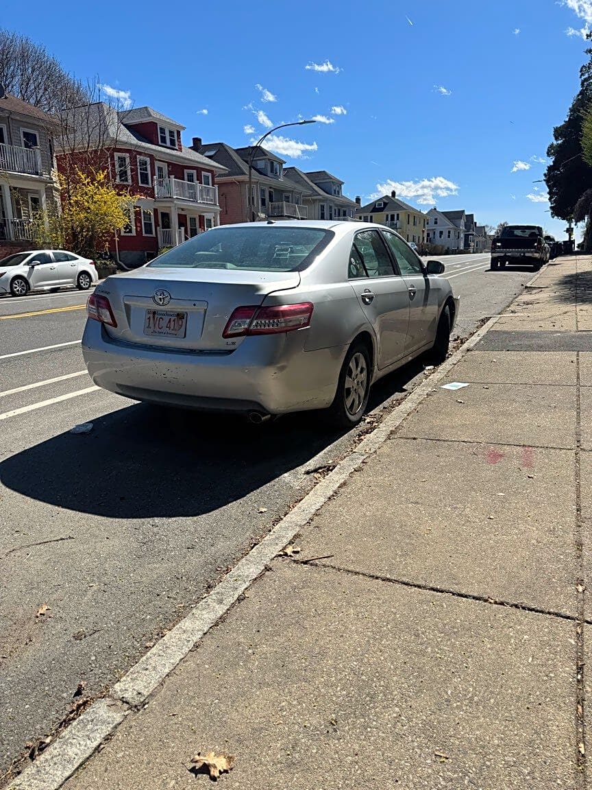 Image submitted with report