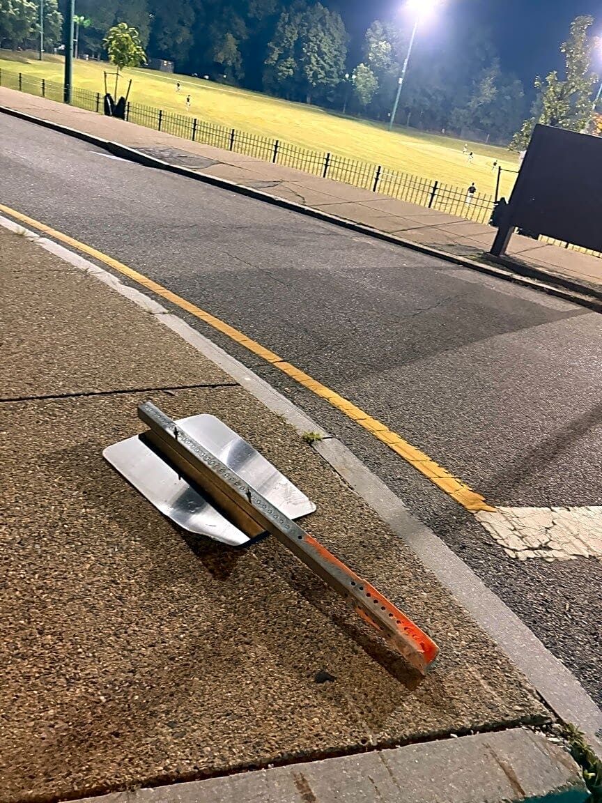 Image submitted with report