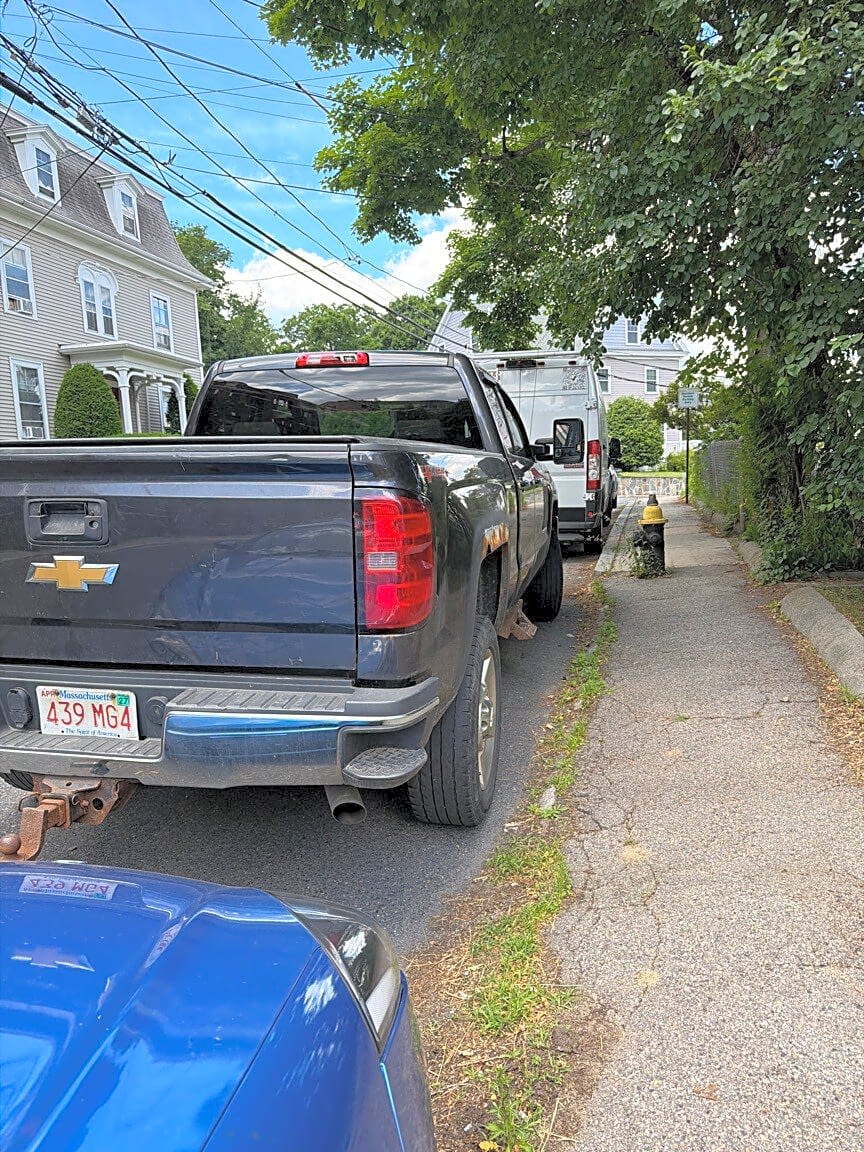 Image submitted with report
