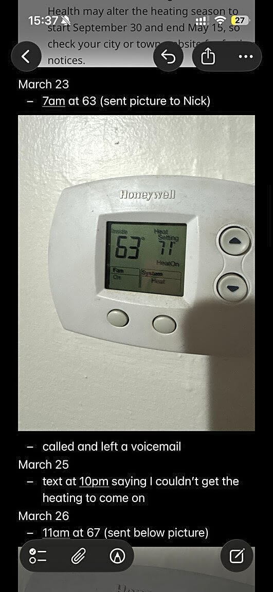 Image submitted with report