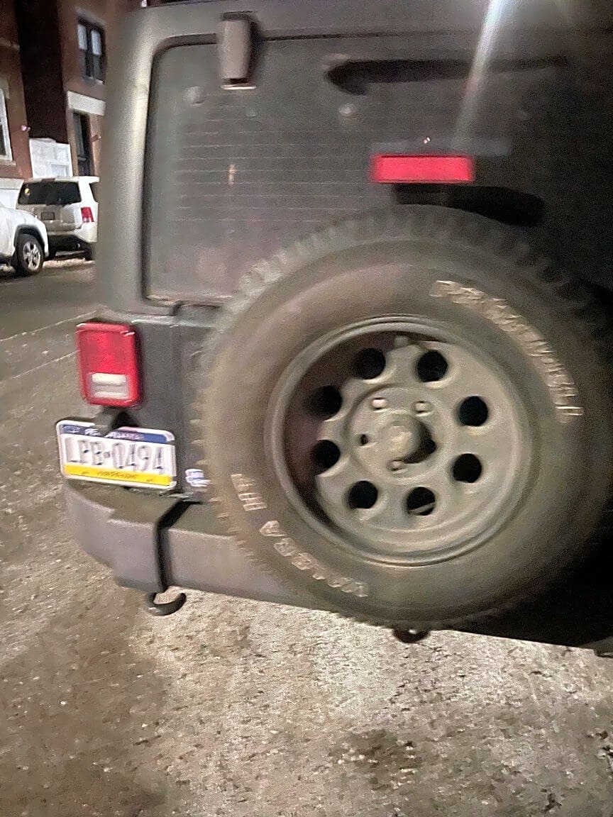 Image submitted with report