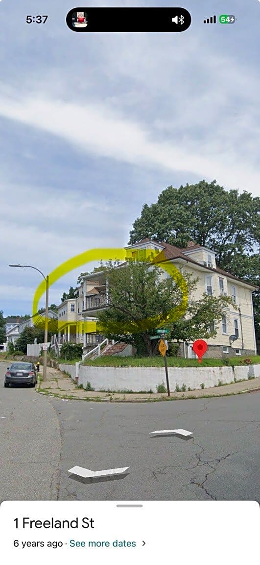 Image submitted with report