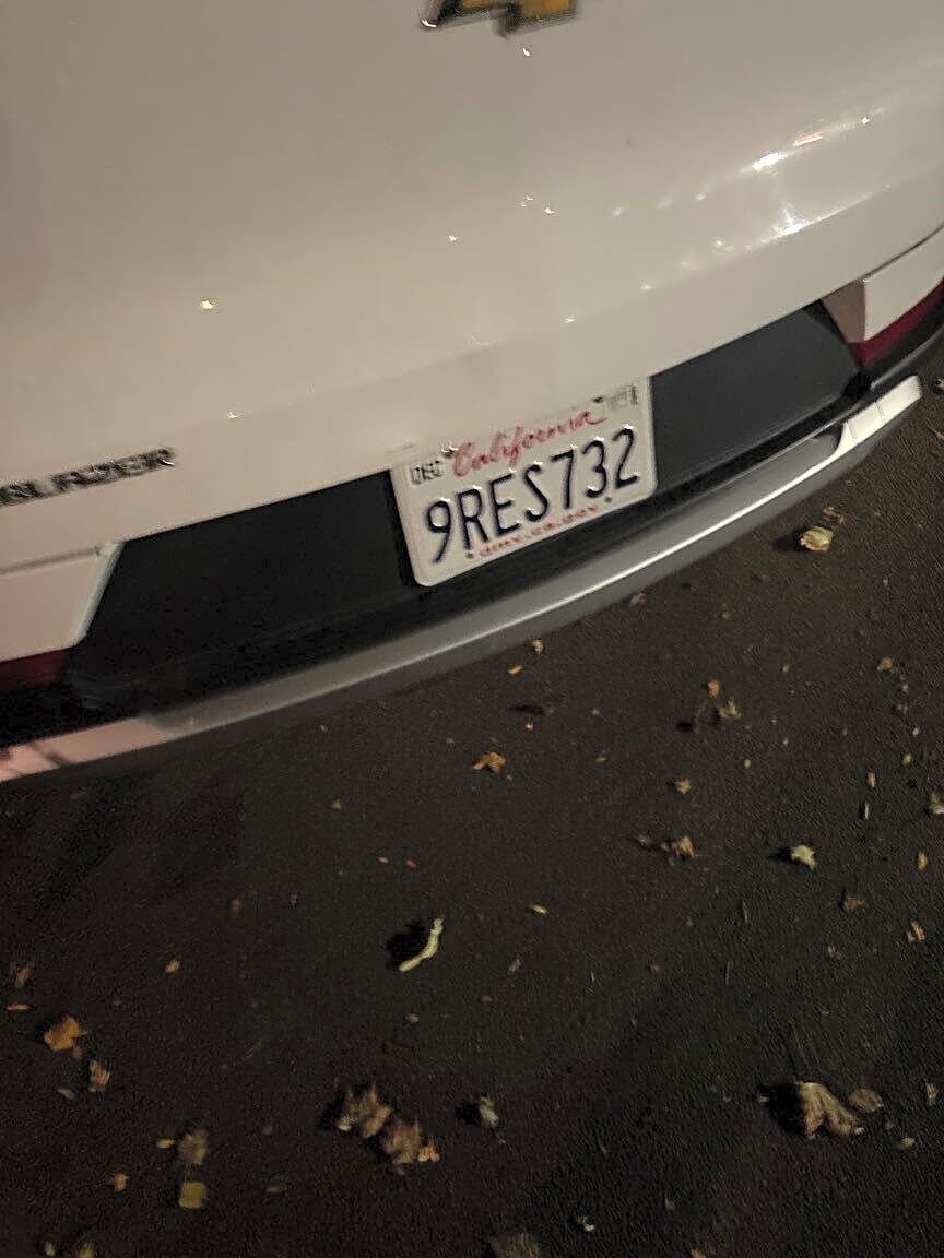 Image submitted with report